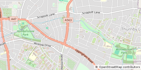 Map of Leicester