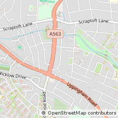 Map of Leicester
