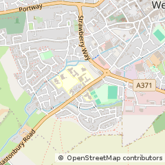 Map of Wells, Somerset