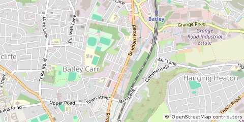 Map of Batley, West Yorkshire