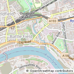 Map of Newcastle