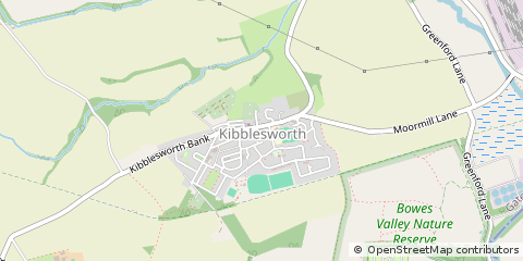 Map of Gateshead, Tyne and Wear