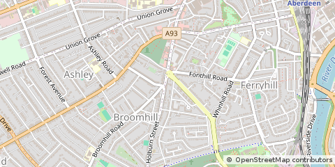 Map of Aberdeen