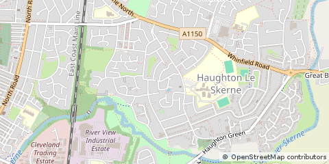 Map of Darlington