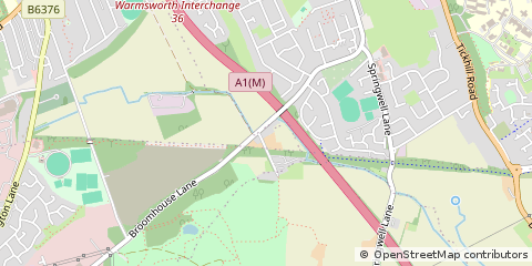 Map of Balby