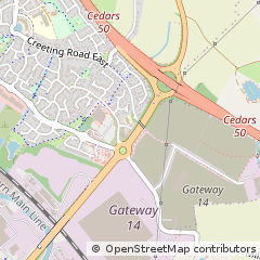 Map of Stowmarket, Suffolk