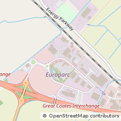 Map of Grimsby, NE Lincolnshire