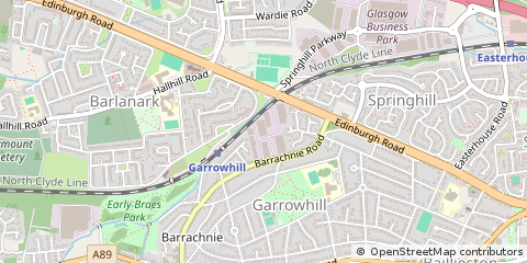 Map of Glasgow