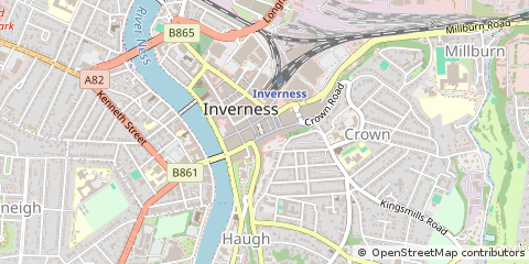 Map of Inverness