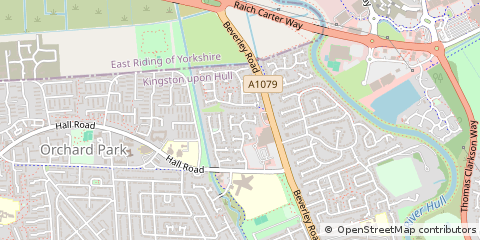 Map of Hull