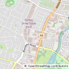 Map of Leicester, Leics