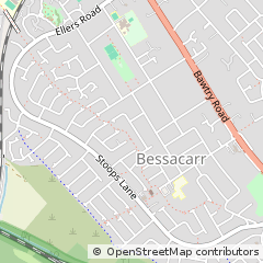 Map of Doncaster, South Yorkshire