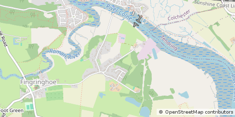 Map of Colchester