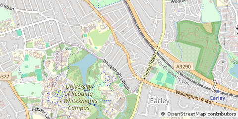 Map of Reading, Berkshire
