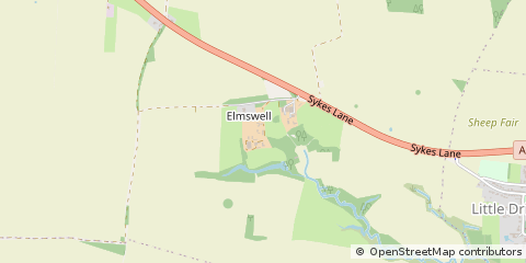 Map of Driffield, East Yorkshire