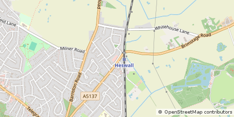 Map of Wirral, Merseyside