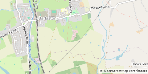 Map of Stoke-on-Trent, Staffordshire
