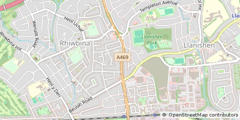 Map of Cardiff