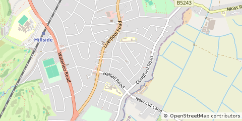 Map of Merseyside
