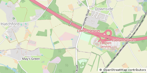 Map of Cobham