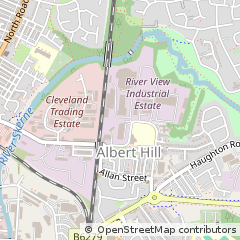 Map of Darlington, Co. Durham