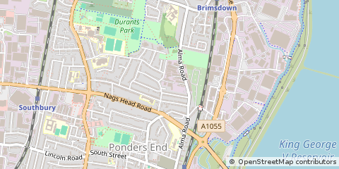 Map of Enfield