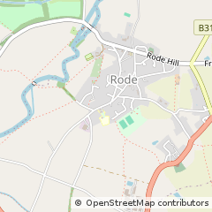 Map of Rode, Somerset