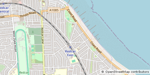 Map of Redcar