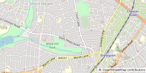 Map of Birmingham