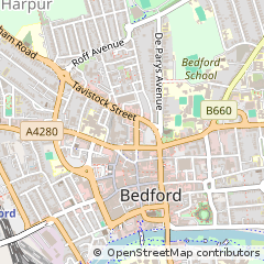 Map of Bedford