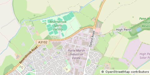 Map of Calne, Wiltshire