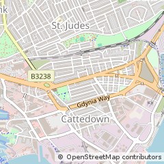 Map of Plymouth, Devon