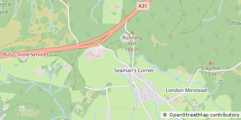 Map of Lyndhurst, Hampshire