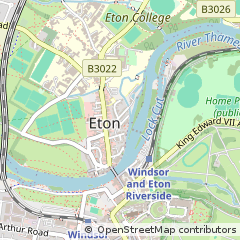 Map of Windsor, Berkshire