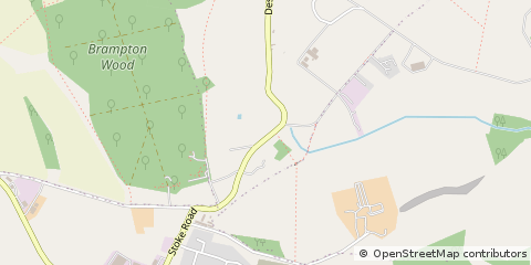 Map of Desborough, Northants