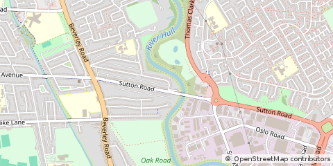 Map of Hull