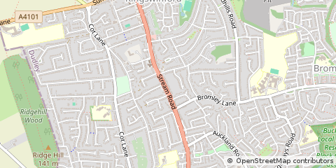 Map of Kingswinford, West Midlands