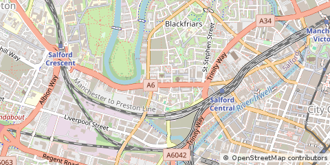 Map of Manchester