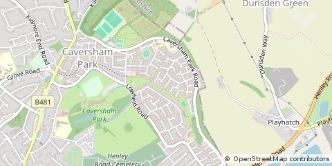 Map of Reading