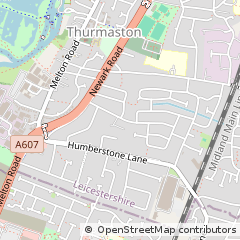 Map of Leicester