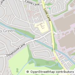 Map of Solihull, West Midlands