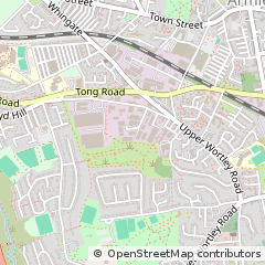 Map of Leeds, West Yorkshire