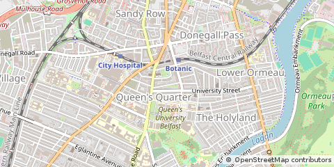 Map of Belfast