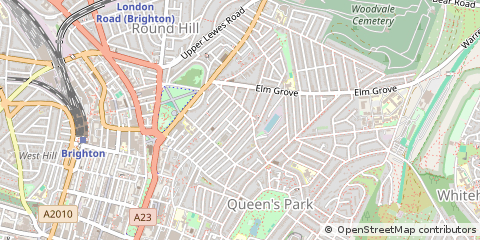 Map of Brighton, East Sussex