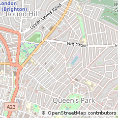 Map of Brighton, East Sussex