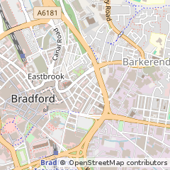 Map of Bradford
