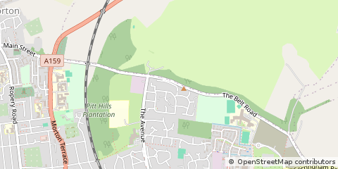Map of Gainsborough, Lincolnshire
