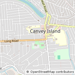 Map of Canvey Island, Essex