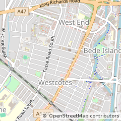 Map of Leicester