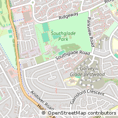 Map of Nottingham, Nottinghamshire